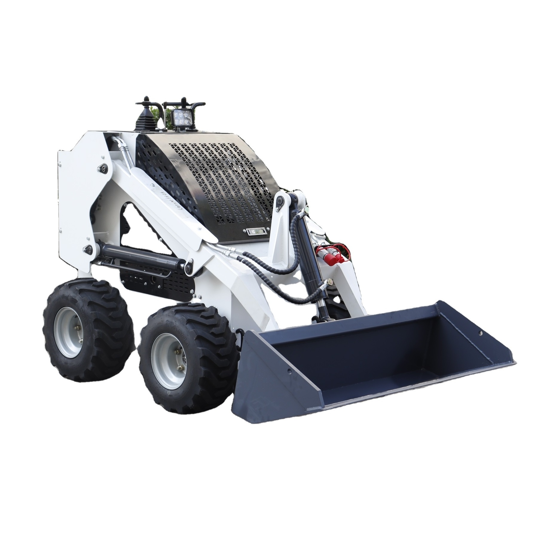 Skid steer loader diesel mini bulldozer skip wheel loader for sale