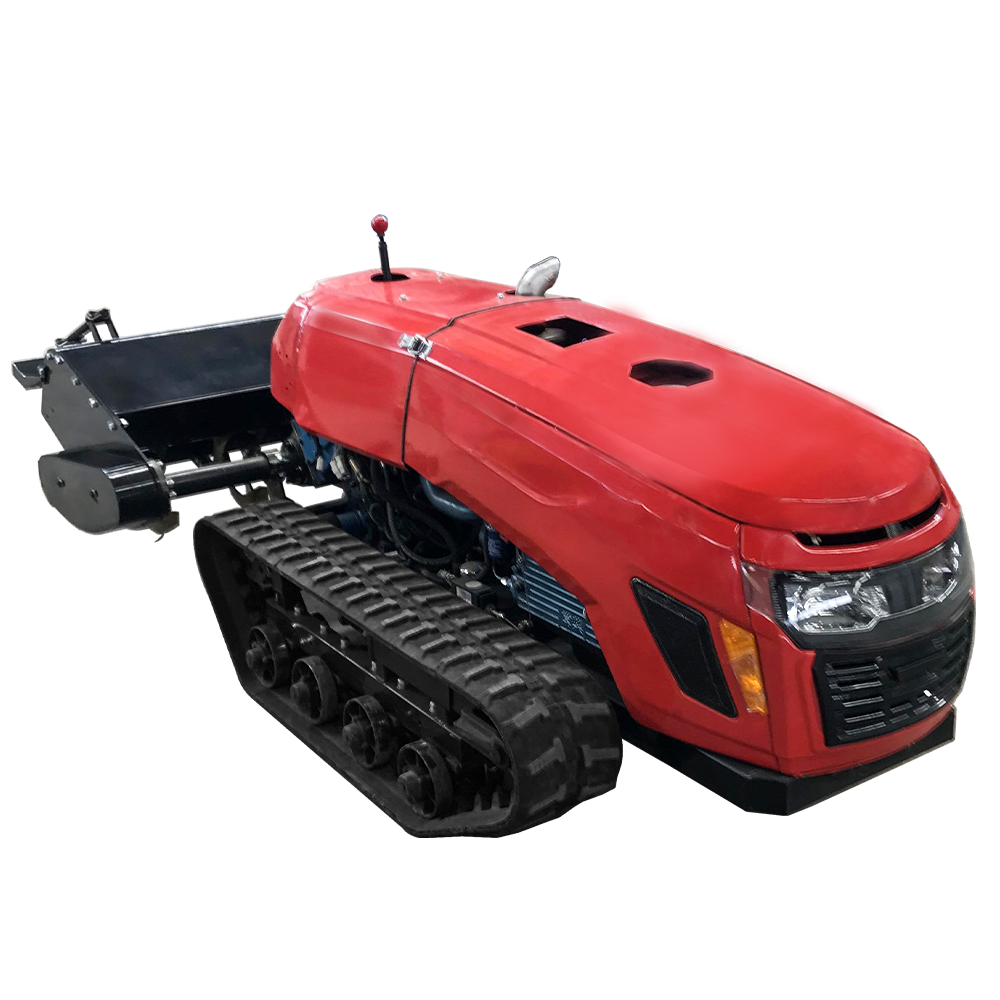 CE EPA certification Ride-on rotary tiller for sale with five functions and electric start  agricultural crawler tractor rotary