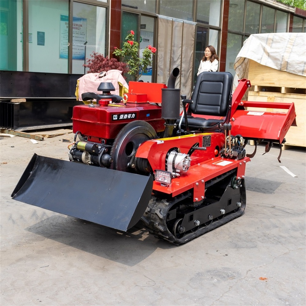 Small Farm Tractors With Rubber Tracks Crawler Tractor Agricultural Machinery 25hp Mini Crawler Tractor for Sale