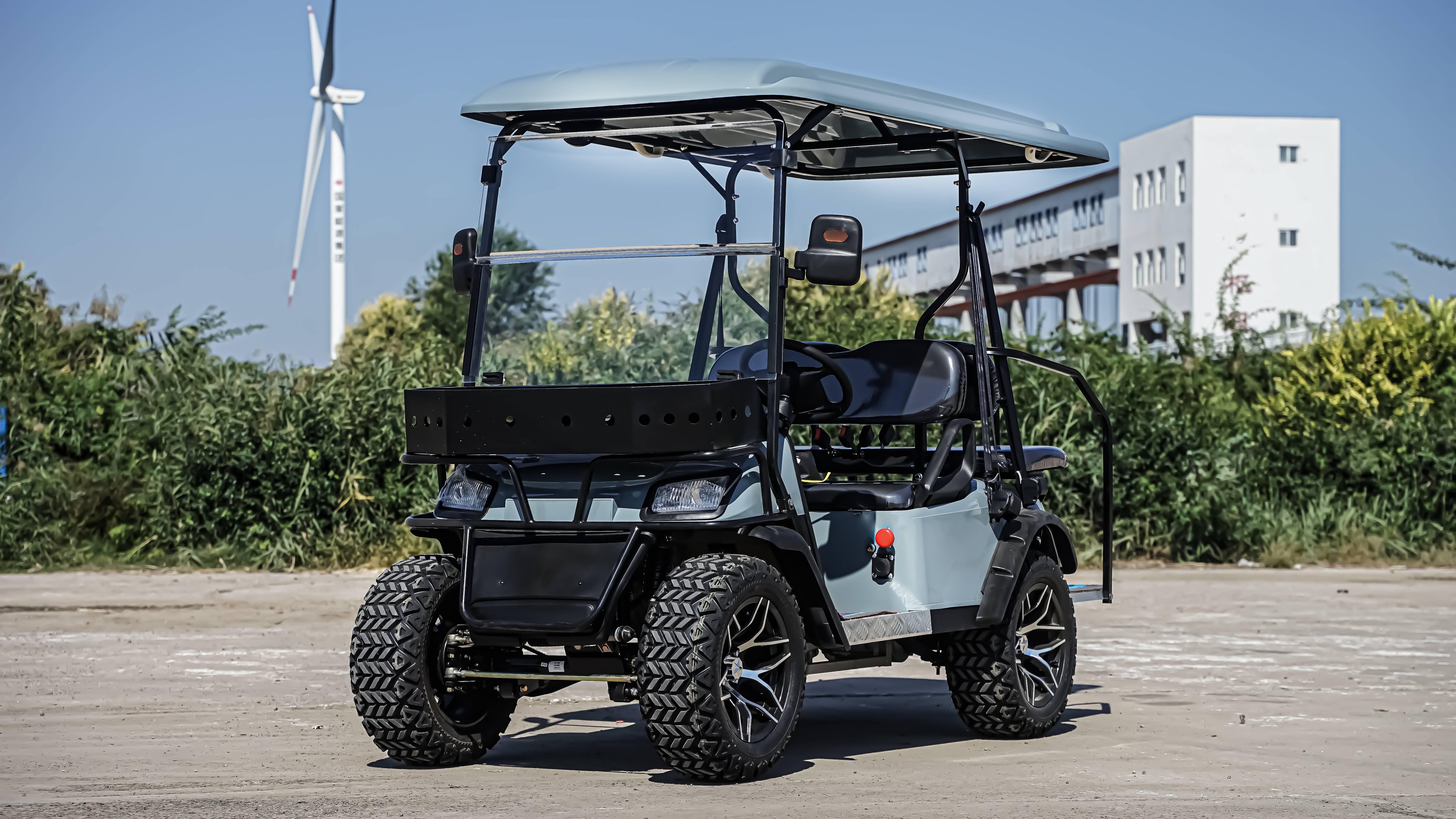 2 4 6 Seater CE Certified Electric Golf Cart 3 4 Seat Buggy Car with 10 Inch Tires for Sale