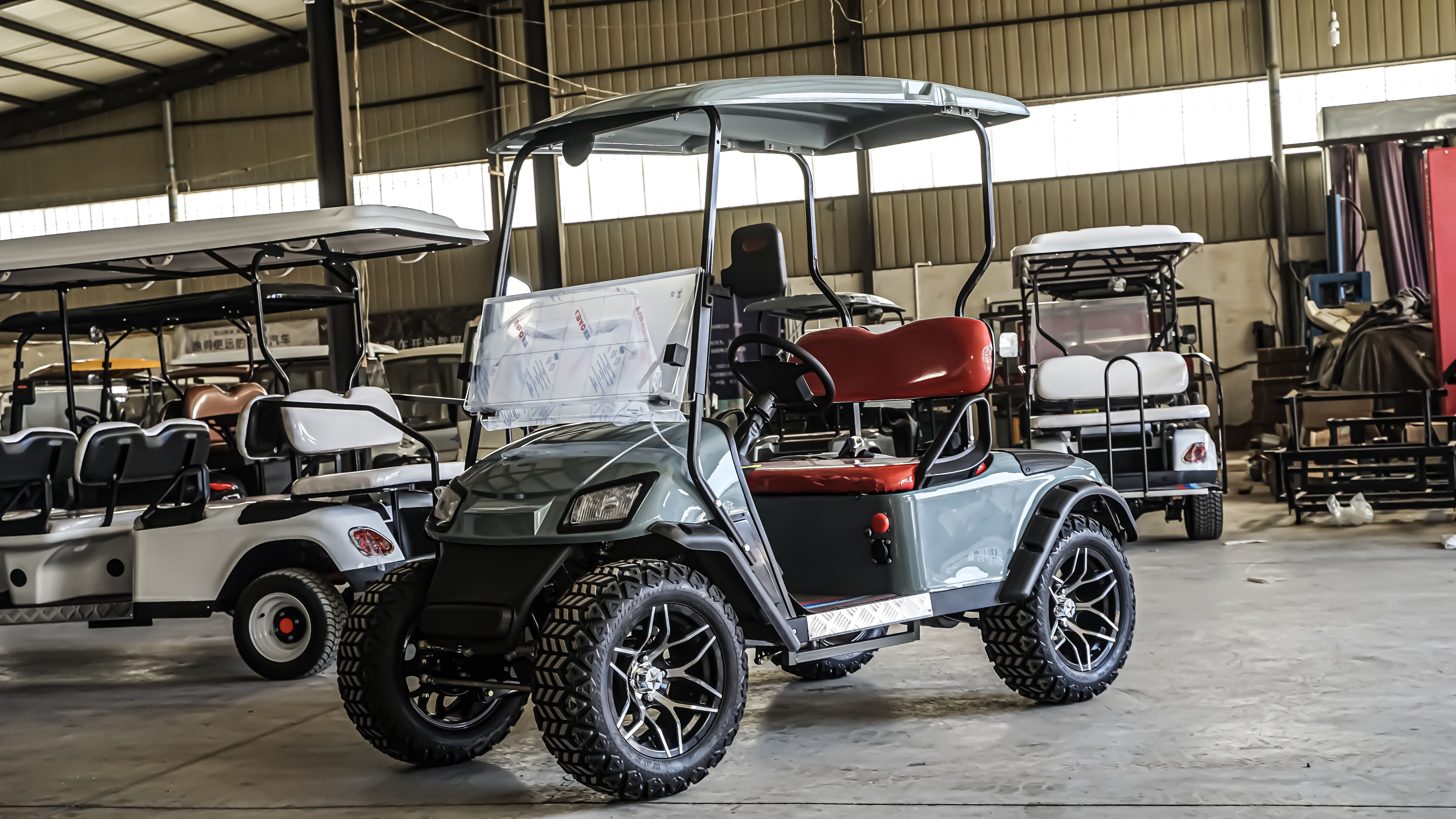 2 4 6 Seater CE Certified Electric Golf Cart 3 4 Seat Buggy Car with 10 Inch Tires for Sale