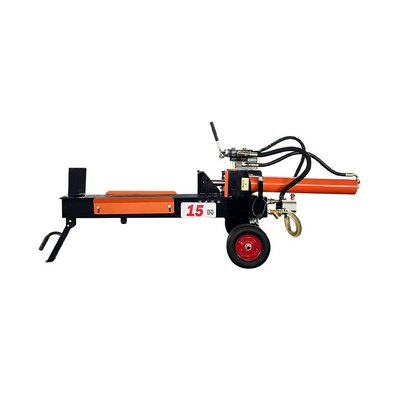 15 ton Firewood Processor Hydraulic Log Splitter Wood Cutting and Splitting Machine