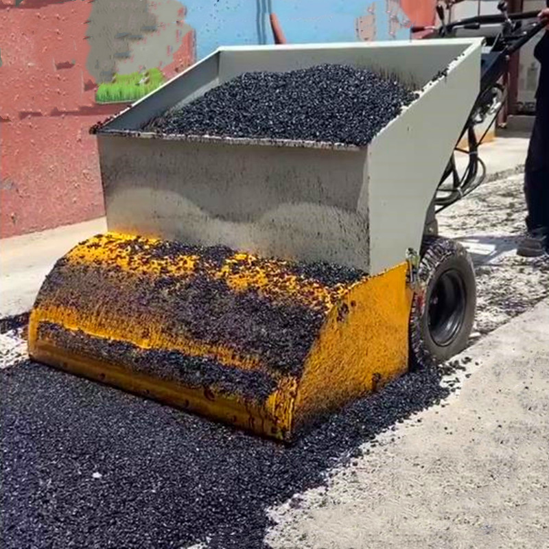 Automatic Asphalt paver wheel concrete road paving machine