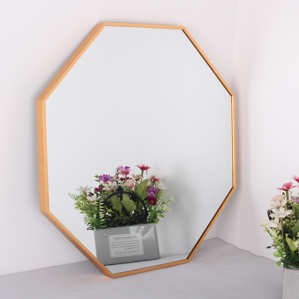 Manufacturer Low price wall mirror with aluminium frame for bedroom