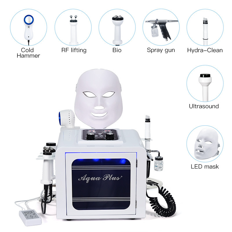 7 in 1 Hydra Machine Water Oxygen Hydro Dermabrasion Facial Deep Cleansing small bubble machine for hydra dermabrasion