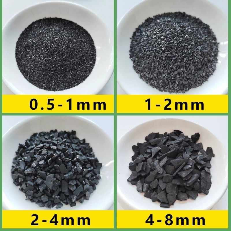 8x30 Mesh Granular Activated Carbon Plant Coconut Shell Activated Carbon For Water Plant