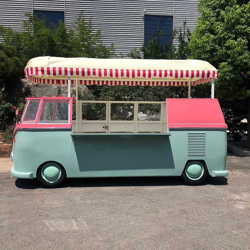 China Mobile Bar Station Ice Cream Cart Coffee Mobile Food Truck Concession Food Trailer Fully Equipped