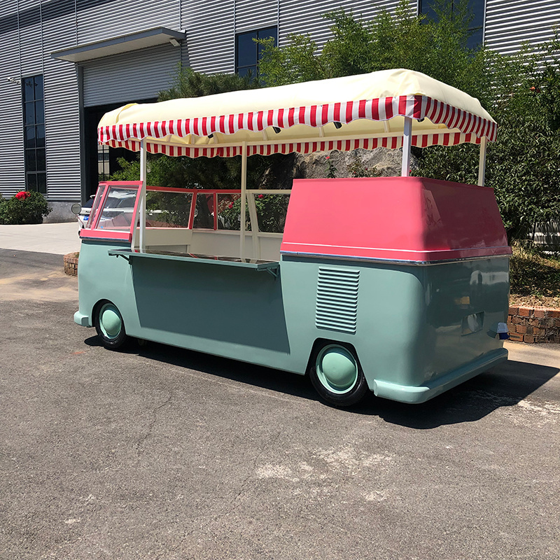 China Mobile Bar Station Ice Cream Cart Coffee Mobile Food Truck Concession Food Trailer Fully Equipped