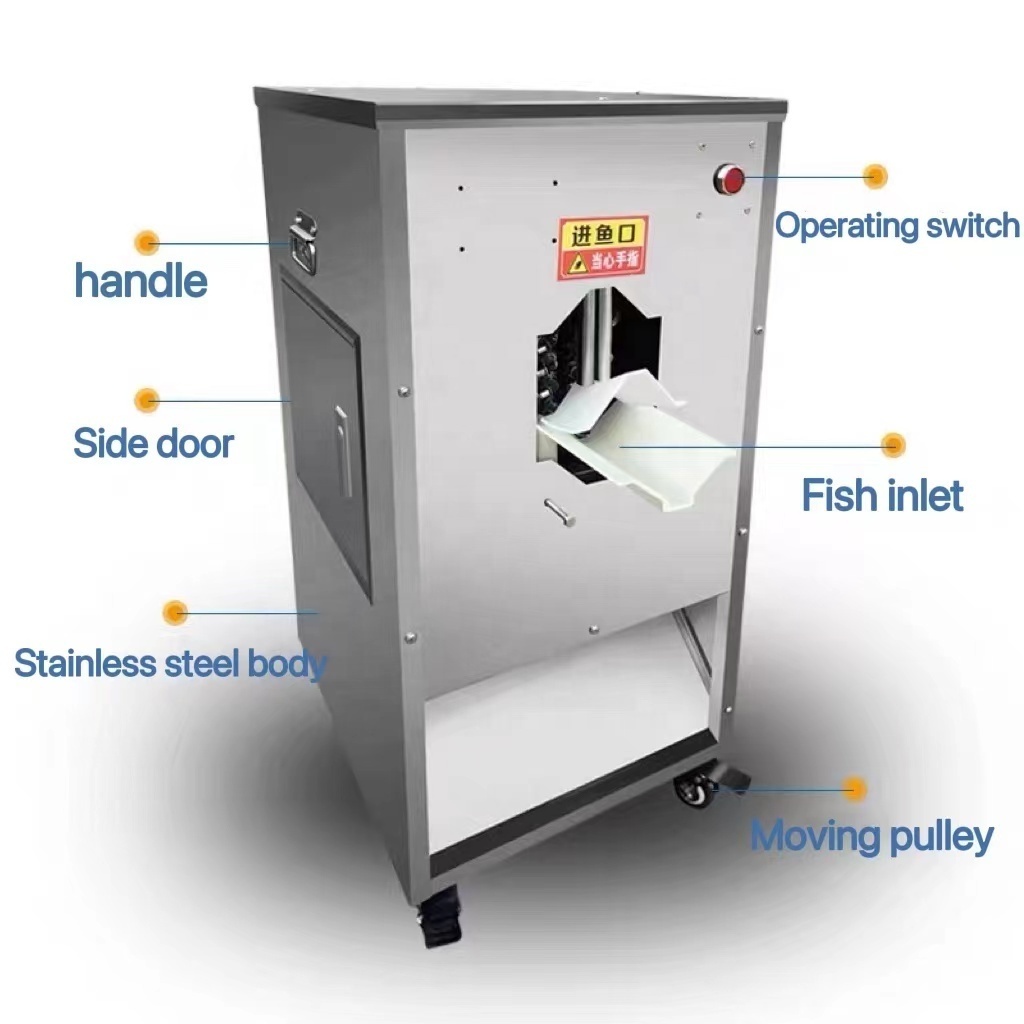 Commercial industry Automatic fish cleaning machine/fish cleaning and cutting machine/fish cleaning machine