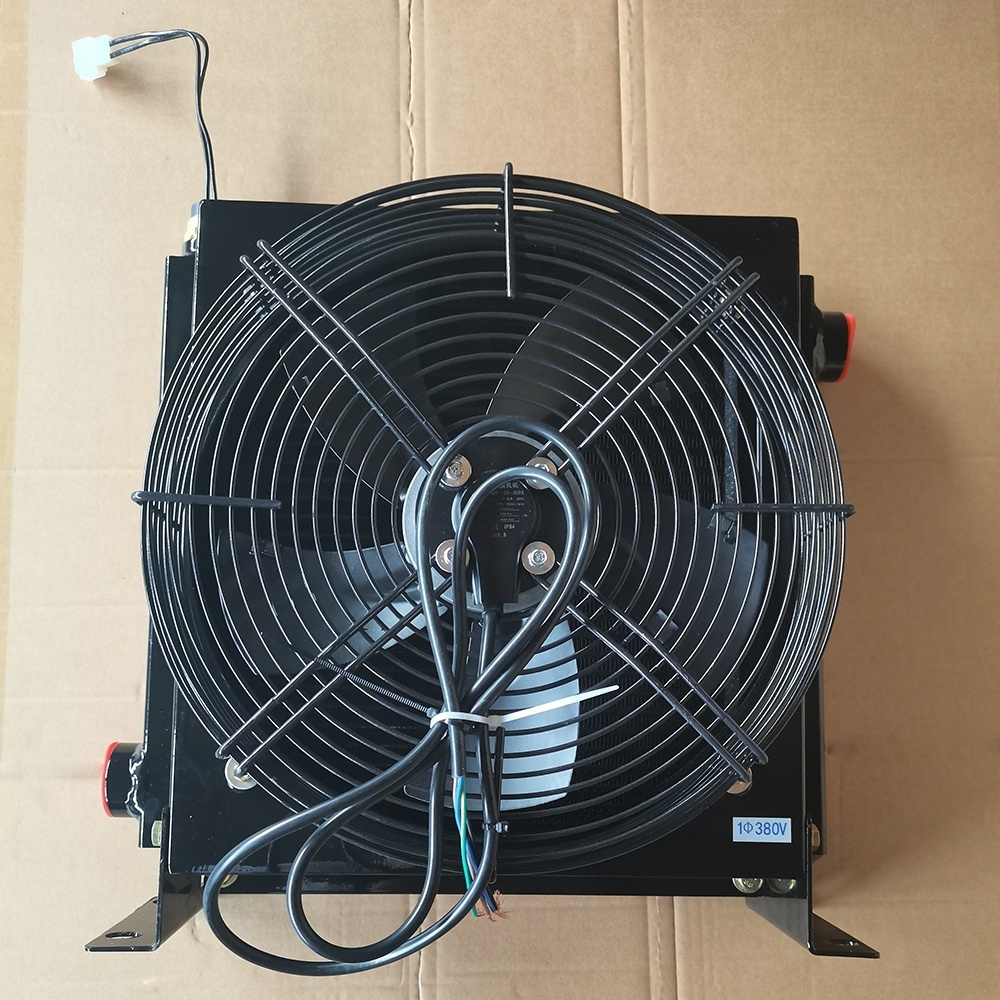 Latest chinese products electrical fan standard elevator hydraulic oil cooler