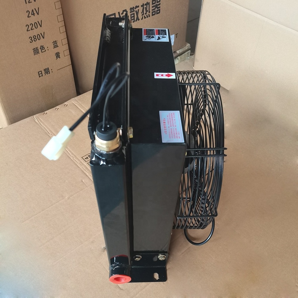 Latest chinese products electrical fan standard elevator hydraulic oil cooler