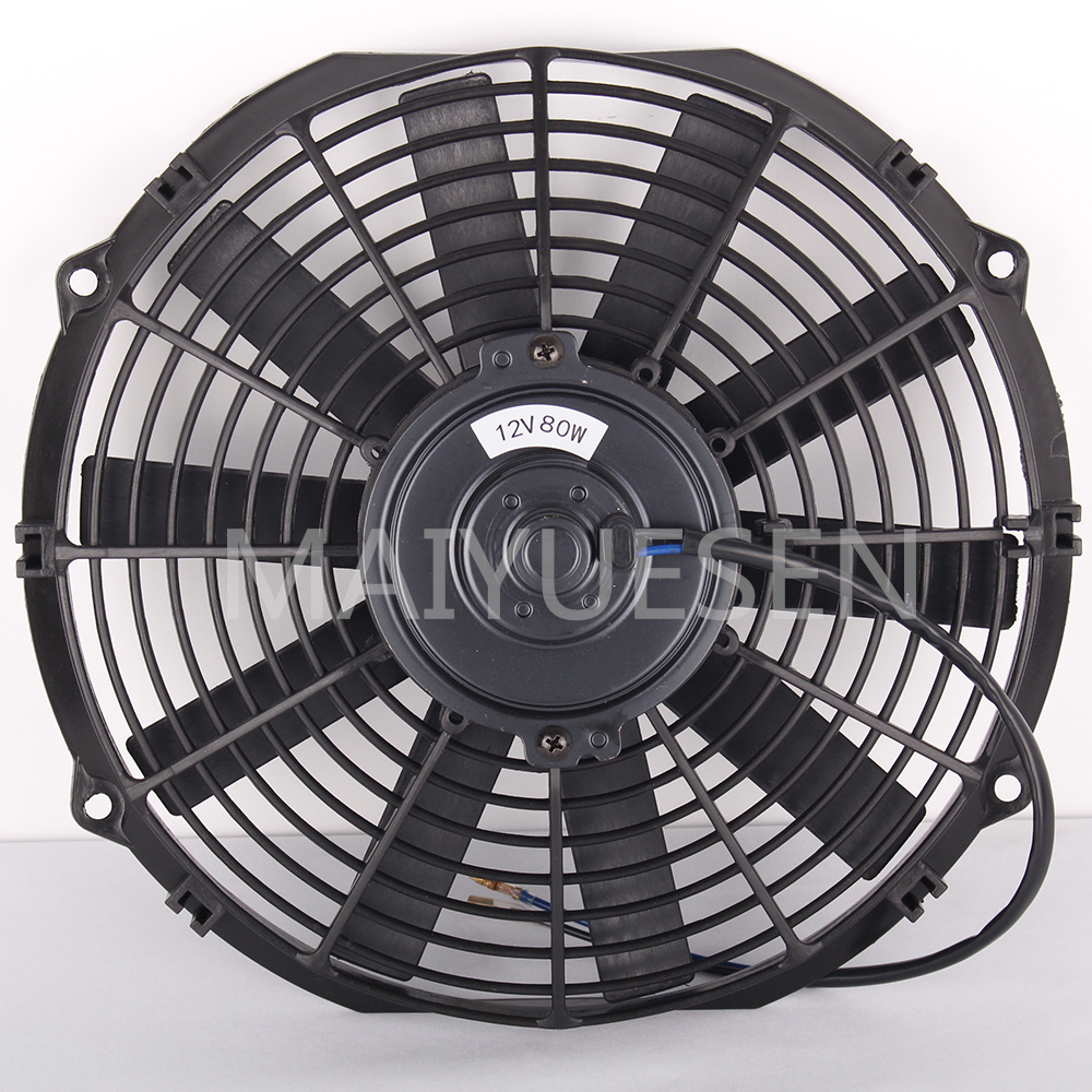 Axial Flow motor fan 12V 24V fan for air cooled oil cooler 8 inch 10 inch 12 inch 14 inch