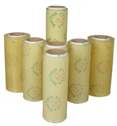 Plastic Wrap X 300 Square Foot Roll Cling Wrap with Slide Cutter 12 Inch PVC Stretch Film Thick Plastic Roll Transparent Soft