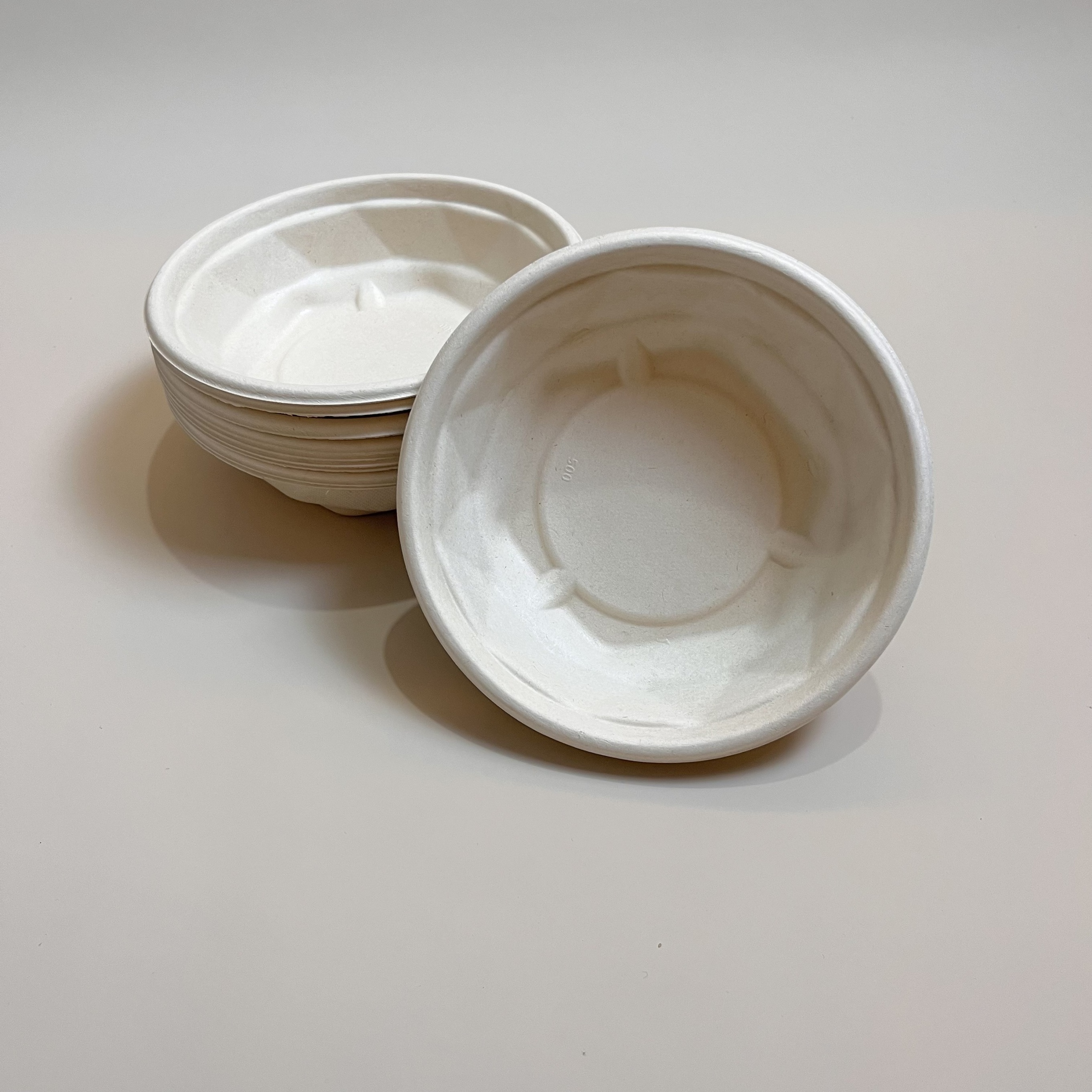 Certificated Disposable Paper plates Paper Bowls Round 500ML Take-away bowl