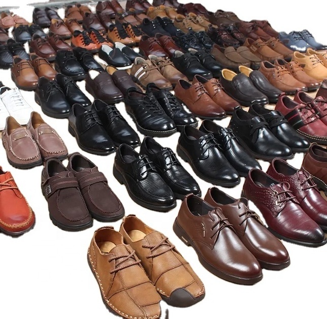 mens genuine leather dress loafers shoes for men wholesale used brand bales Second hand for export top for all people