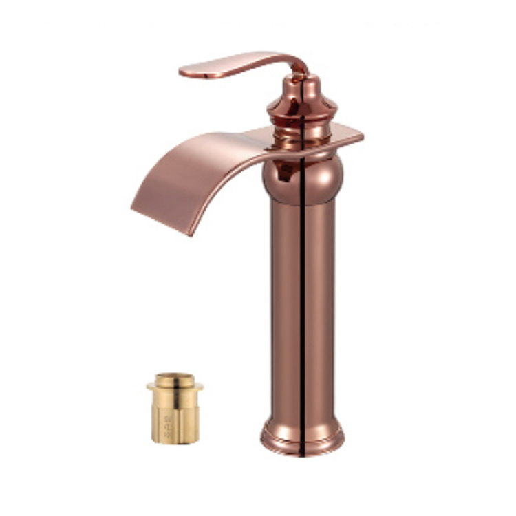 European Style Cold And Hot Copper Archaize Single Hole Retro Basin Faucets