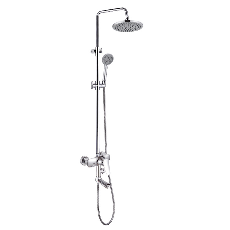 Good Quality Bathroom Shower Hand Hot And Cold Water Mixer Rain Shower Set Faucets