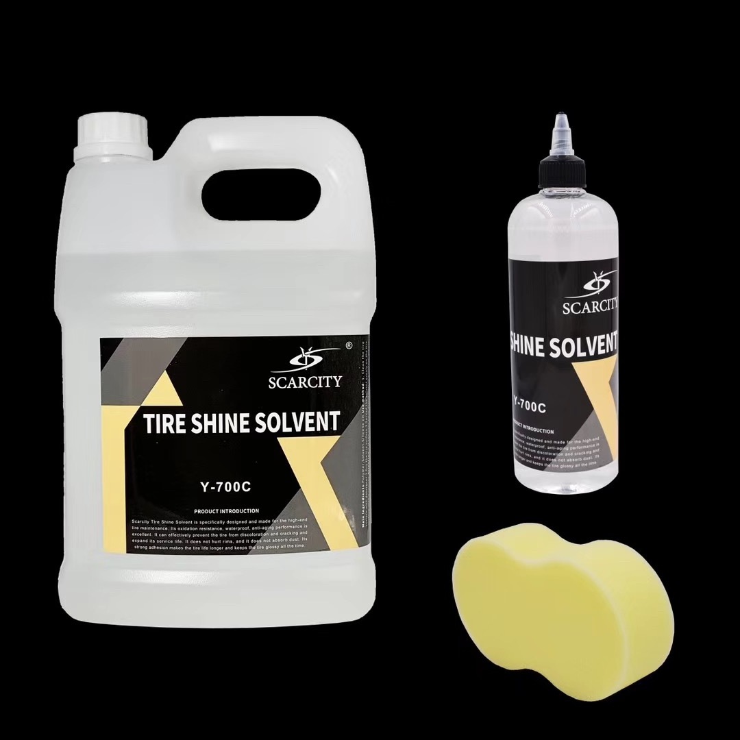 SCARCITY 5 gallon tire coating shine yellow tire polish