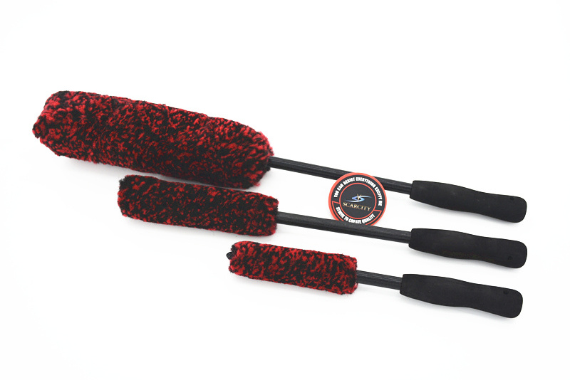 Scarcity Synthetic Wool Wheel Brush for Wheel Cleaning