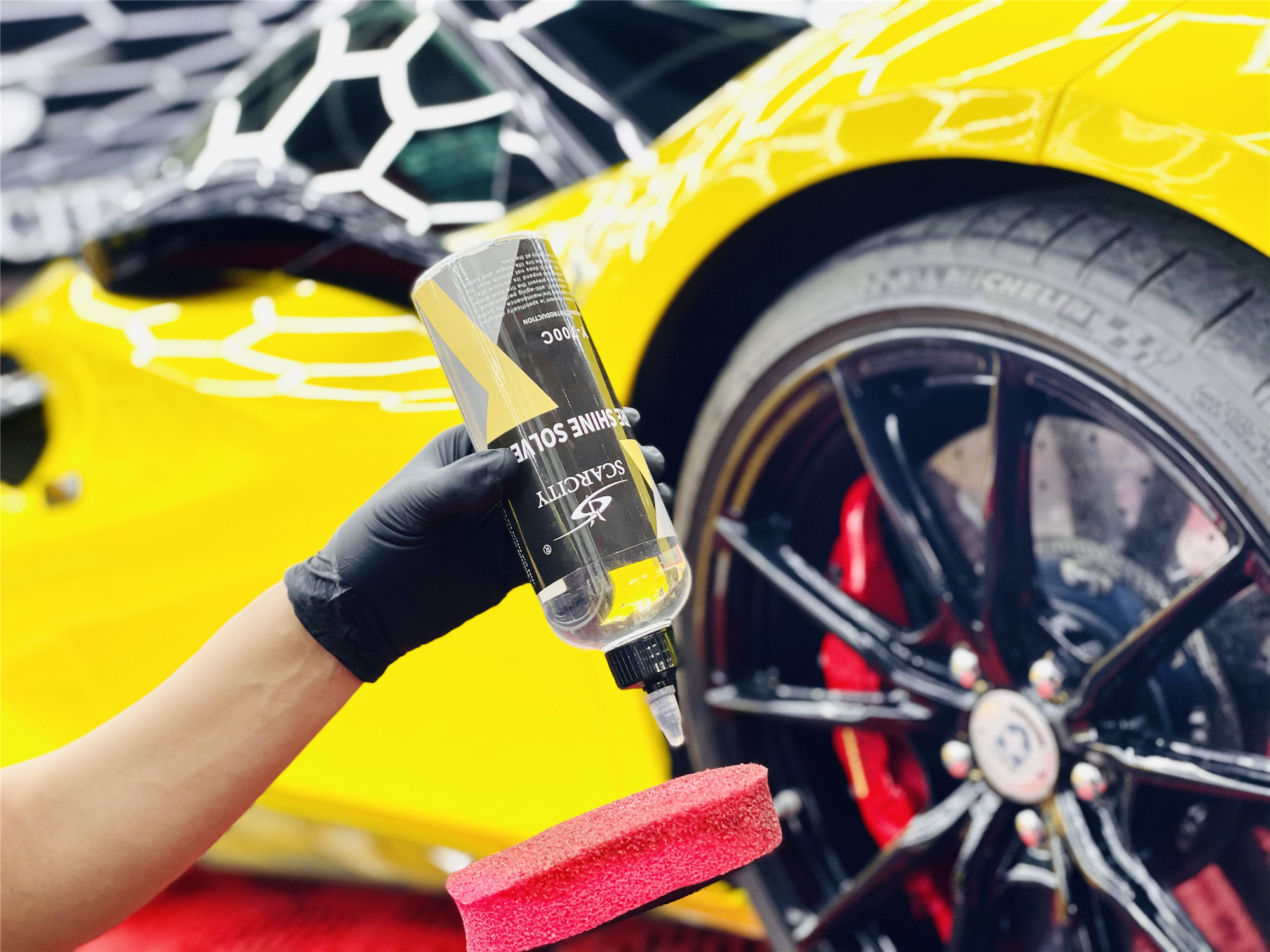 SCARCITY silicone car tire shine spray car care