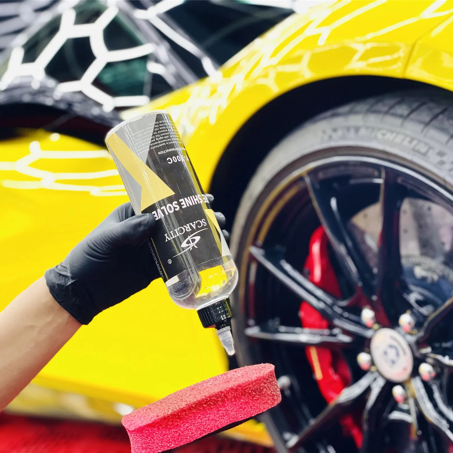 SCARCITY Tyre polish agent Auto Detailing Product crystal wheel coating car wash rim wax