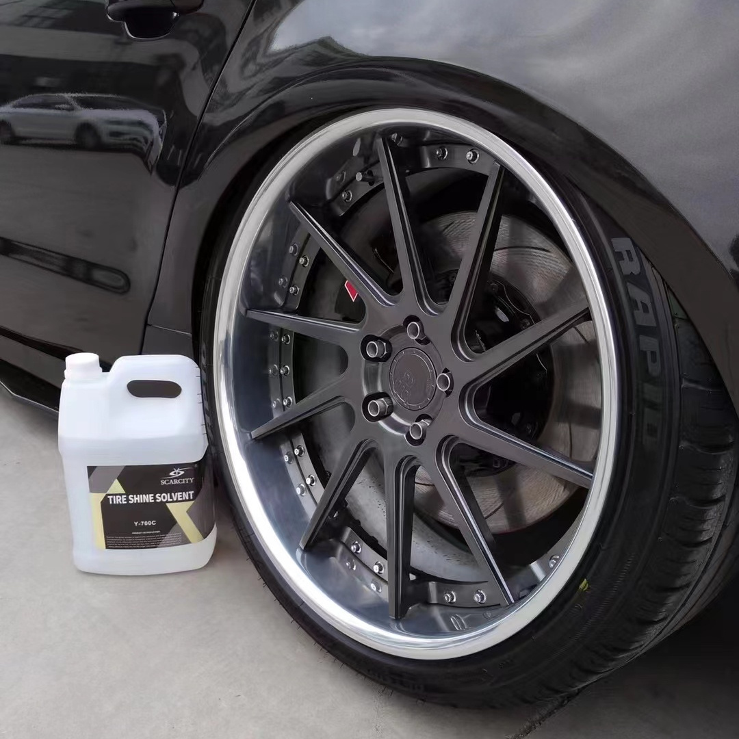 SCARCITY tire shine gel/aerosol tire shine/water based tire shine