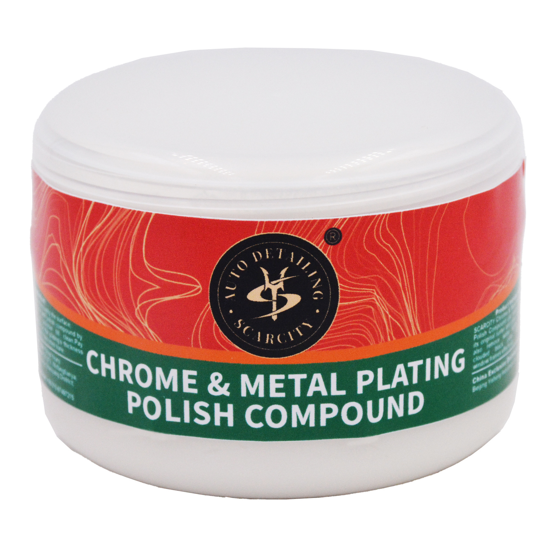 SCARCITY car polish rubbing compound for CHROME electroplated parts Cleaner