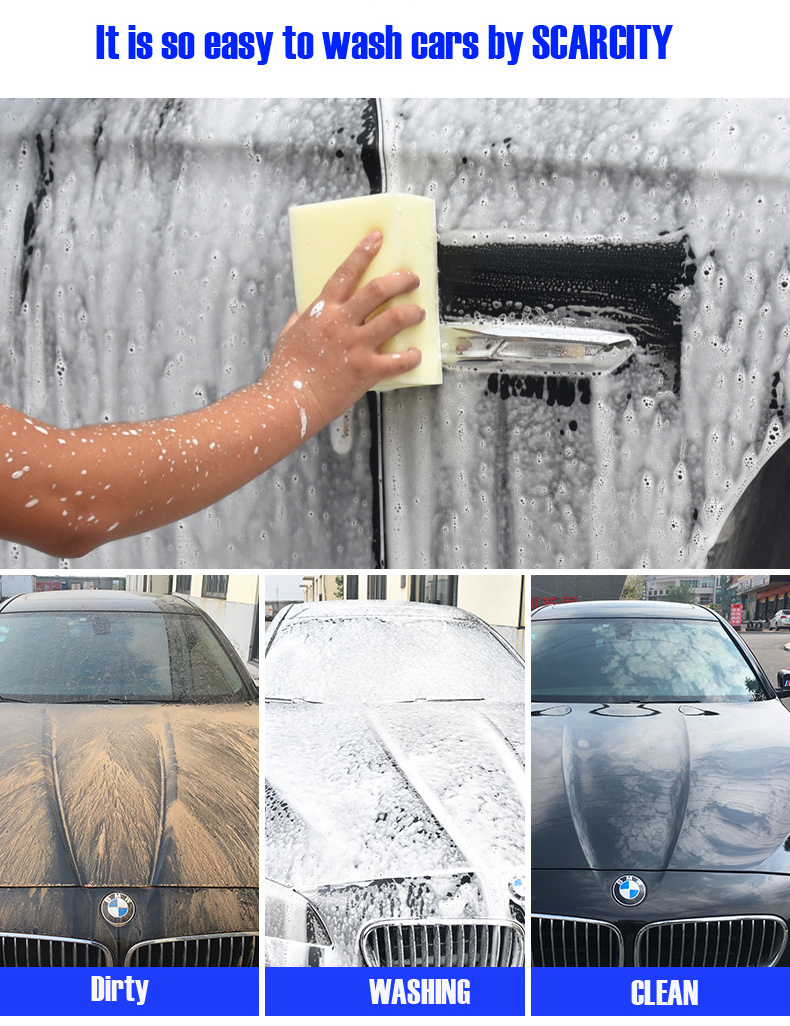 Concentrated car washing shampoo with snow foam for car care