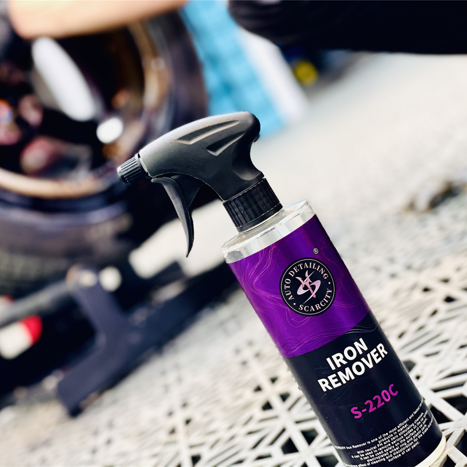 SCARCITY iron powder cleaner /tire shine spray 500ml