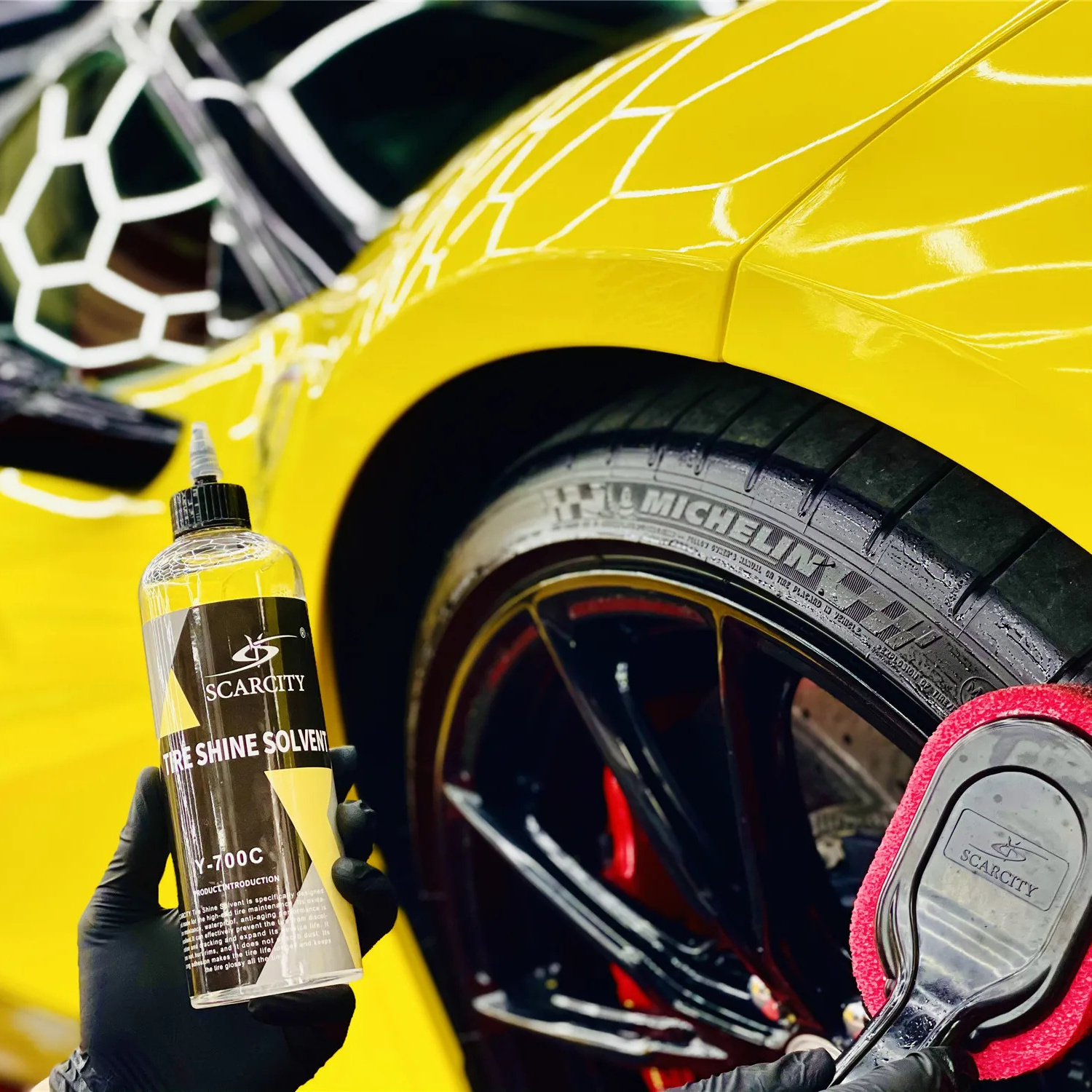 SCARCITY Tyre polish agent Auto Detailing Product crystal wheel coating car wash rim wax