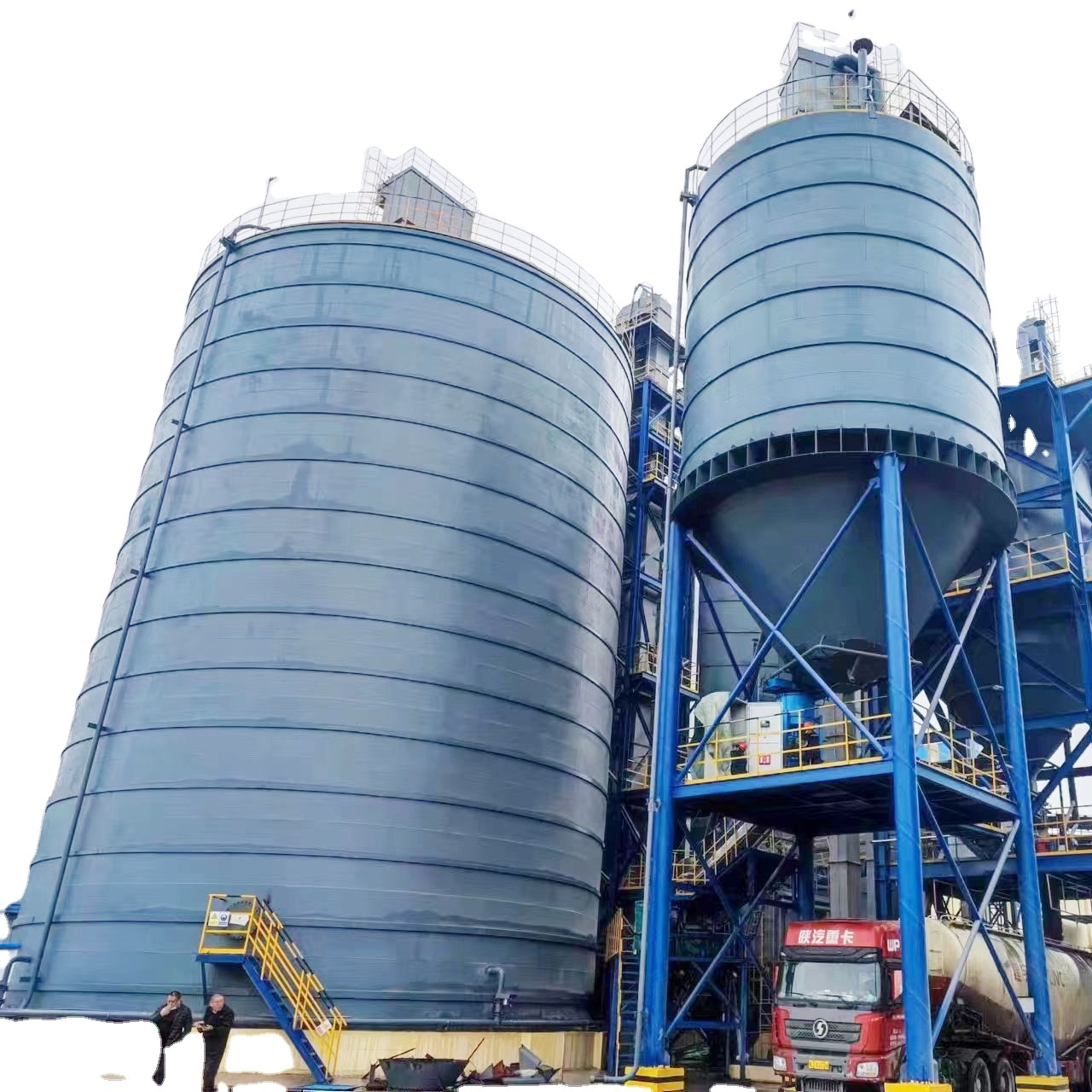 Large 20000 tons cement steel silo 50000 tons clinker silo large welded fly ash silo