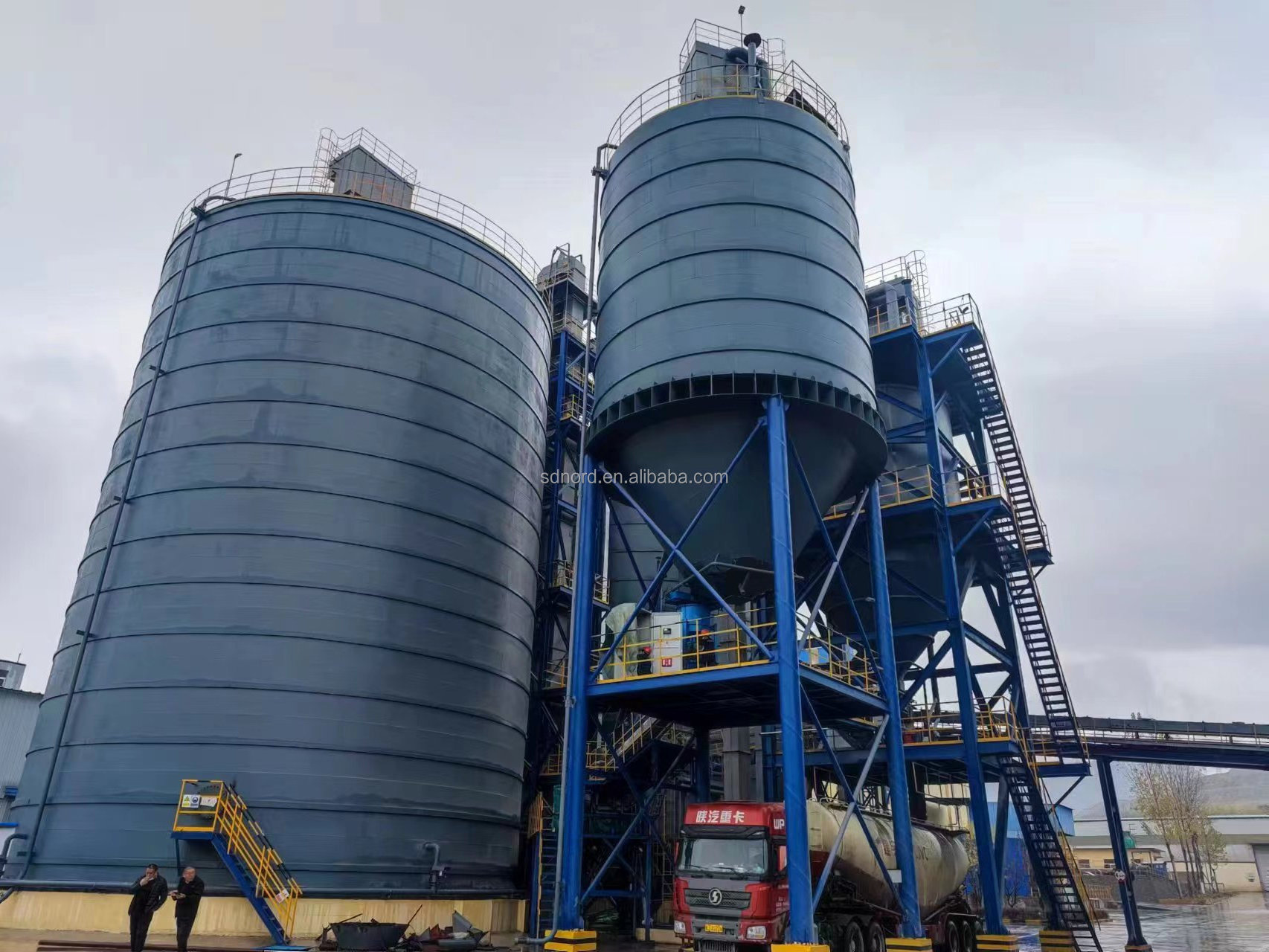 5000 tons -120000 tons large steel plate silo cement silo clinker fly ash silo