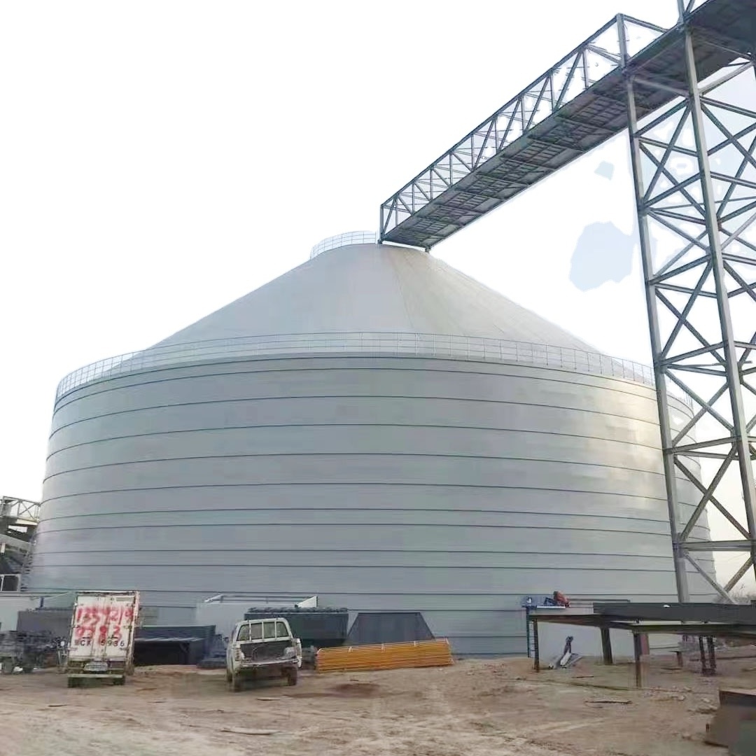 Large fly ash silo cement clinker steel silo 5000 tons -120000 tons large welded steel silo