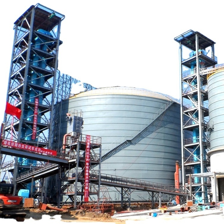 Large fly ash silo cement clinker steel silo 5000 tons -120000 tons large welded steel silo