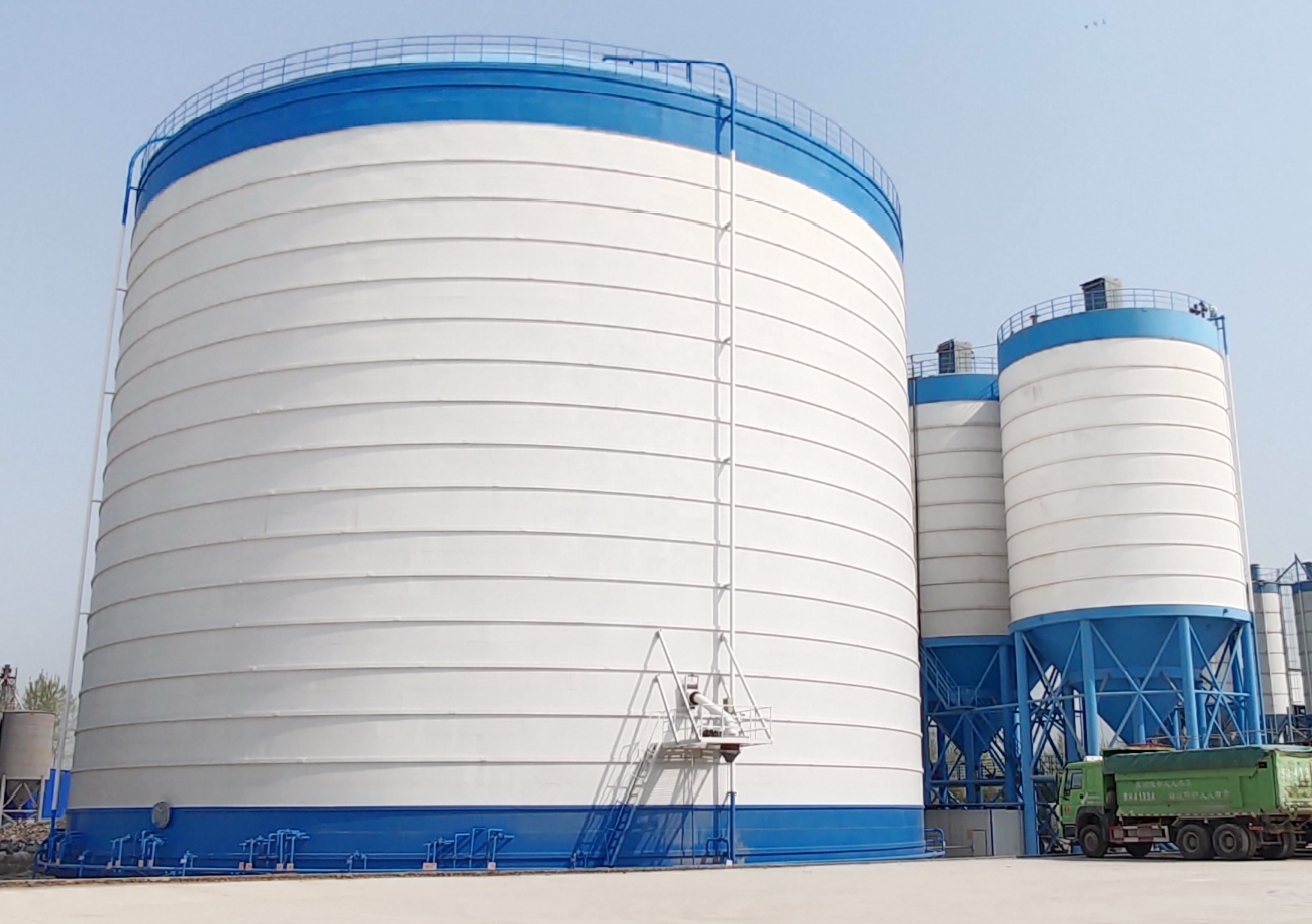 5000 tons -120000 tons large steel plate silo cement silo clinker fly ash silo