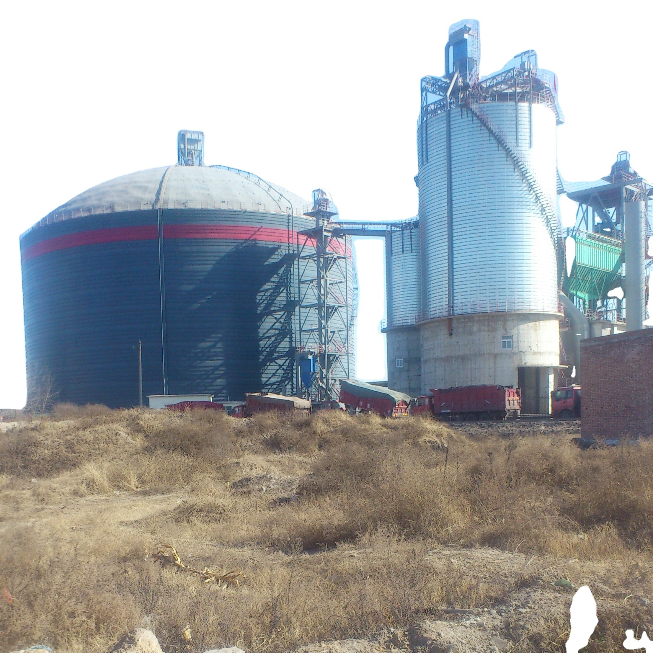 Large cement steel silo 15000 tons cement silo 50000 tons fly ash clinker silo