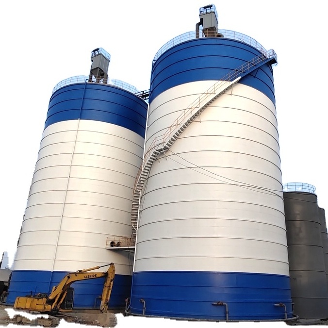 Large fly ash silo cement clinker steel silo 5000 tons -120000 tons large welded steel silo