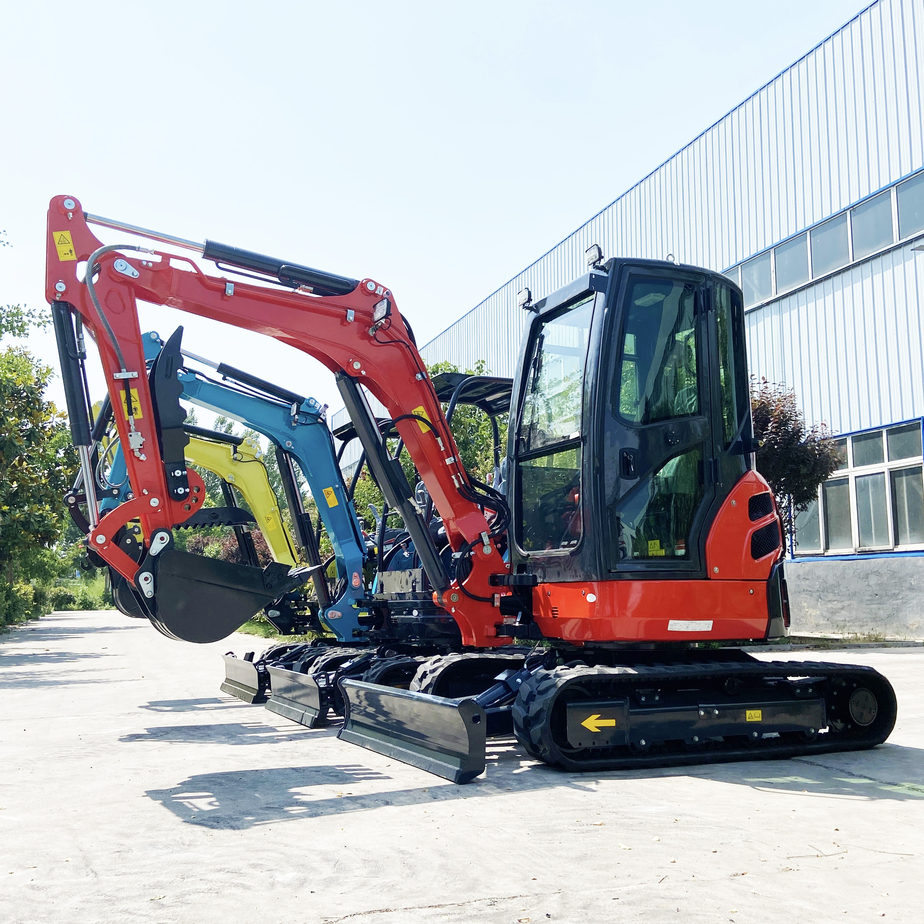 Free shipping!!!  EPA/EURO 5 Chinese used mini excavator 2ton 1ton 1.7 ton excavator cabin mini digger for sale