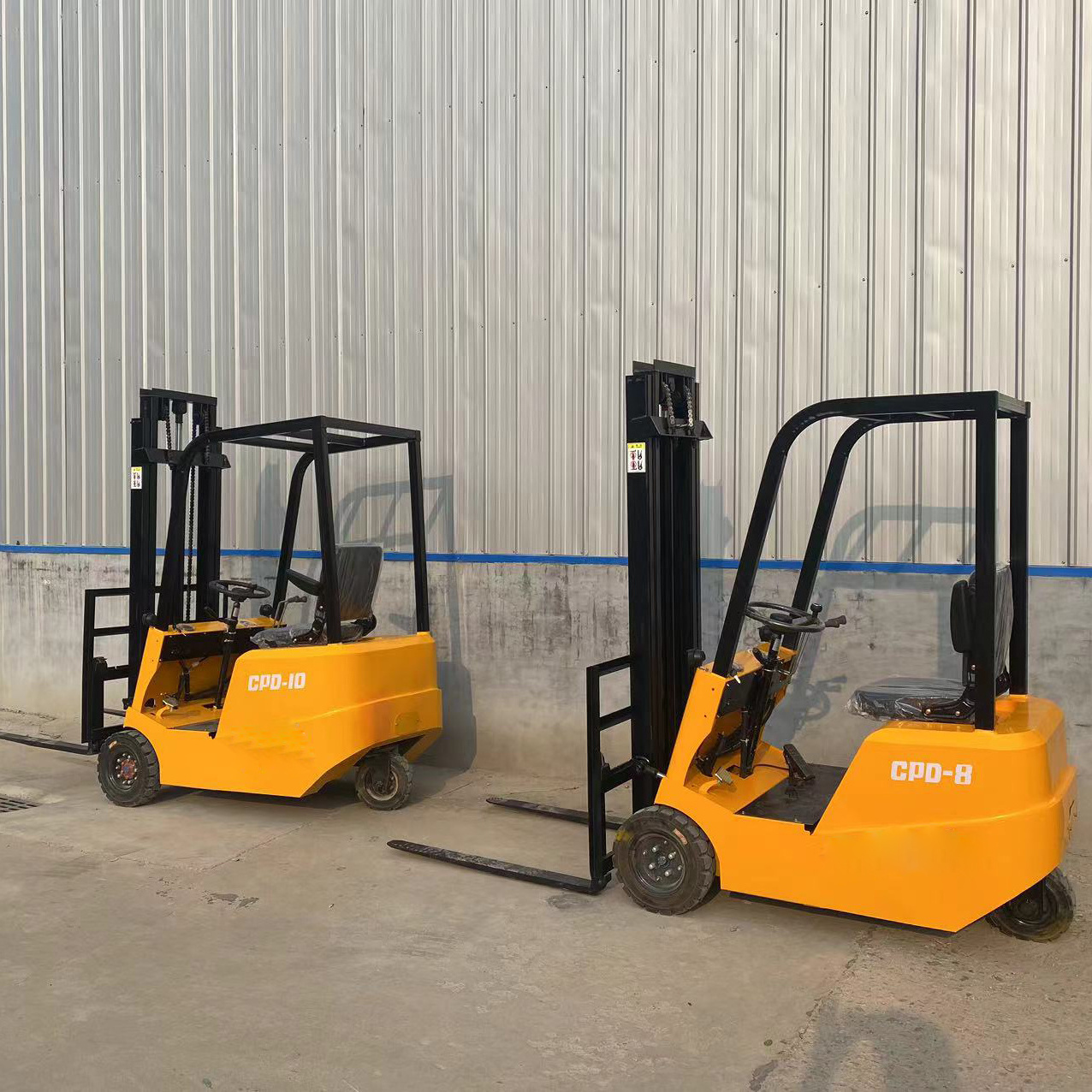 CE EPA Chinese 0.5 ton Hand Powered Forklift Fork-lift Truck full electric pallet stacker 500kg forklift