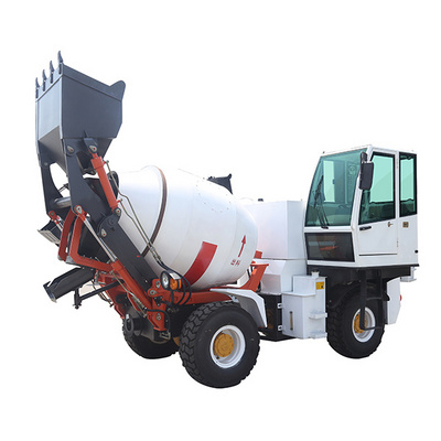 small self feeding mobile cement mixer type concrete agitator self-loading concrete mixer machine for sale