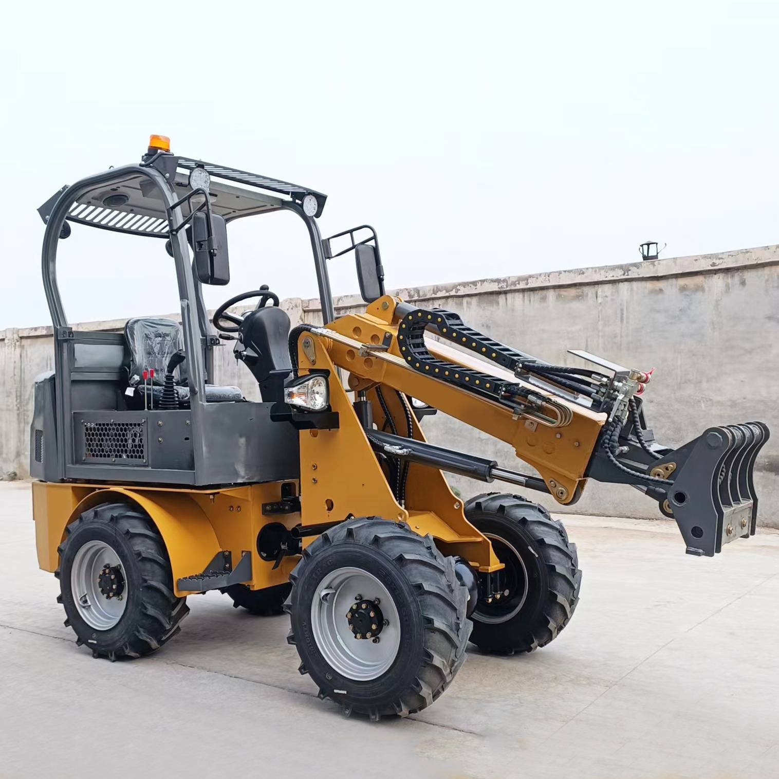 Free Shipping Telescopic Loader 400kg-6ton Mini wheel Small diesel/electric loader best price flexible Loader