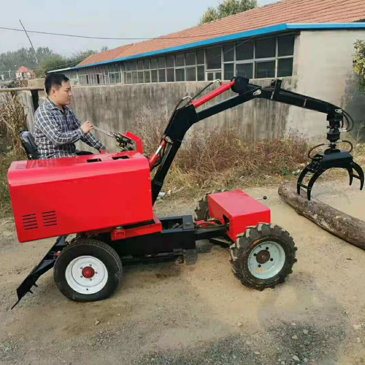 Mini excavator ATV Towable Backhoe small excavator with CE