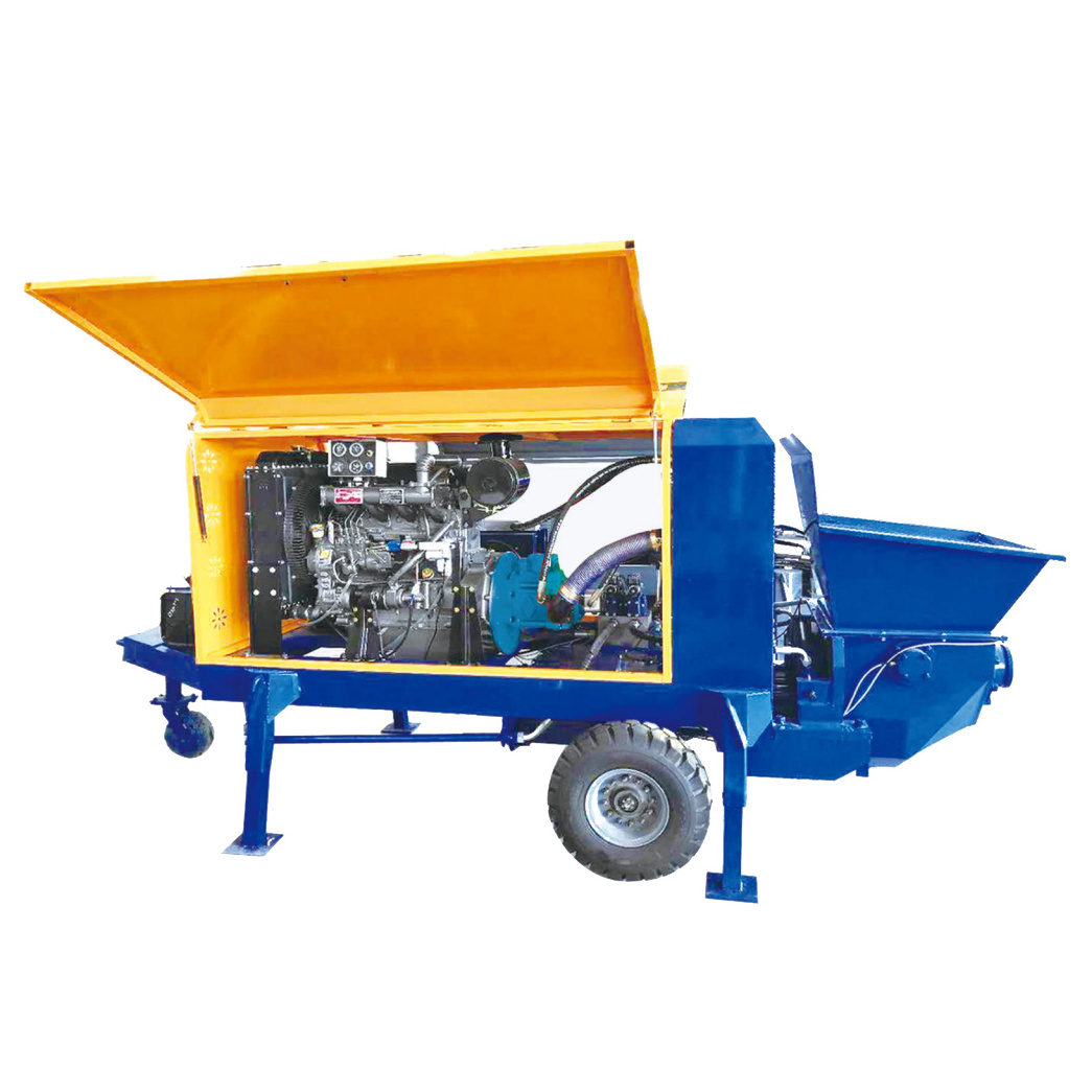 Cheaoest Diesel Concrete Pump Electric Trailer Concrete Pump New Mobile Mini Concrete Pump