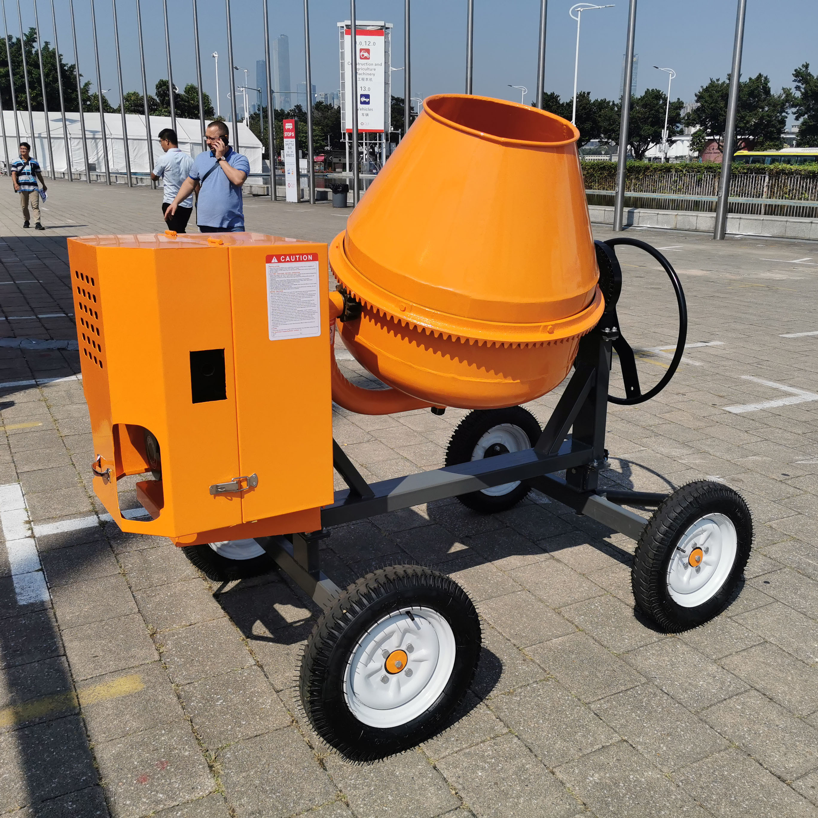 Durable diesel or gasoline engine concrete mixers machines mini drum capacity 350 400 500 700 liter for construction