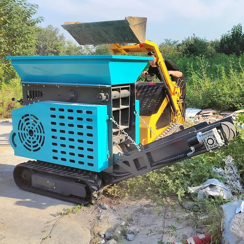 NUOTE Easy Install Stone Crushing Machine Mini Mobile Jaw Crusher For Limestone Granite Construction Waste