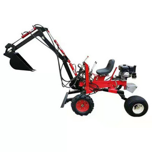 Wholesale Agriculture Machinery Mini Excavator Towable Backhoe 1ton excavator for sale in American