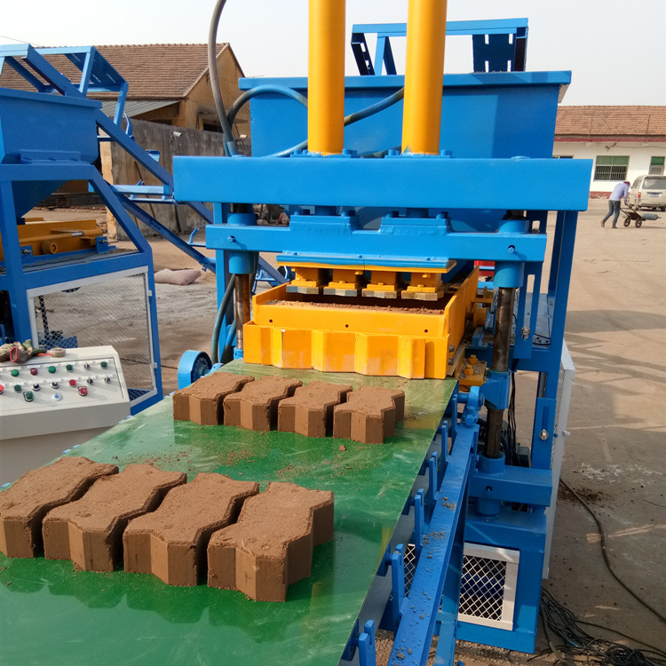 Free Shipping Block Making Machine Semi Automatic Hollow Hallow Concrete Cement Brick Make Machinery In Africa