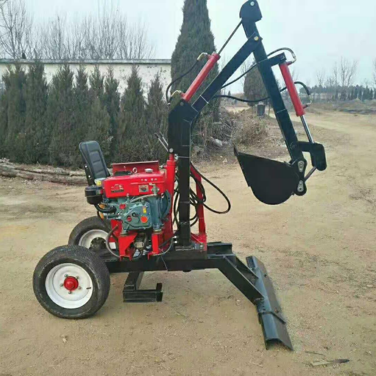 Mini excavator ATV Towable Backhoe small excavator with CE