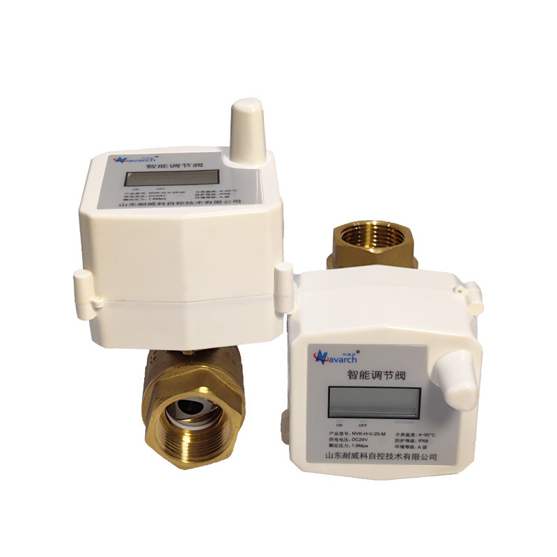 3/4 inches smart 2-way brass electric ball valve with actuator zigbee wifi remote water flow control valve for Irrigation