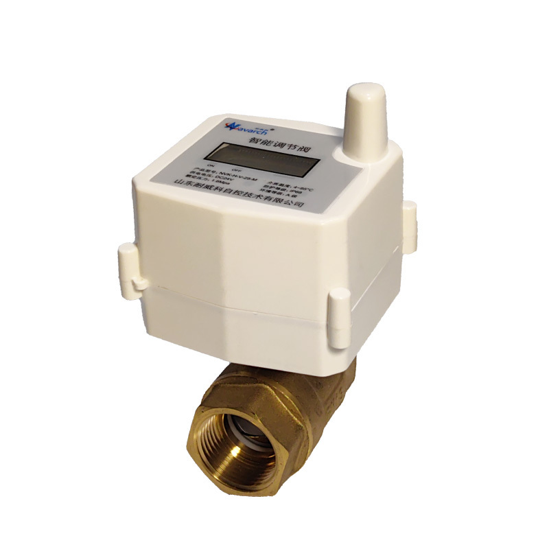 3/4 inches smart 2-way brass electric ball valve with actuator 4G zigbee wifi remote water flow control valve for Irrigation